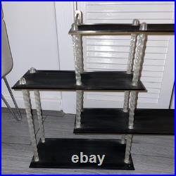Mid Century 1960s / 1970s Plastic Shelf Display Unit 34 Long X 15 Tall atomic