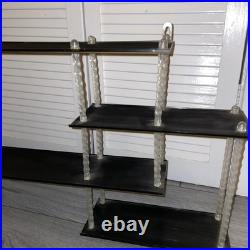 Mid Century 1960s / 1970s Plastic Shelf Display Unit 34 Long X 15 Tall atomic Mid Century 1960s / 1970s Plastic Shelf Display Unit 34 Long X 15 Tall atomic