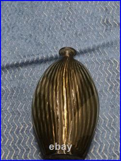 Mid Century Atomic Age 1950s Vitro A Fili Filigrana Murano Italian Art Vase