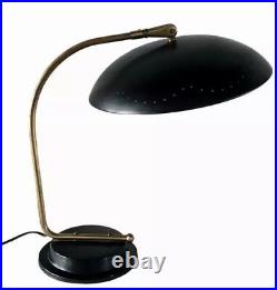 Mid Century Atomic Age Design Saucer Table Lamp Lightolier Style Desk Lamp Light