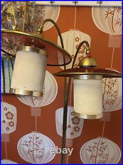 Mid-Century Atomic Lantern Style Standard Lamp