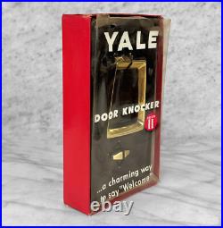 Mid-Century Atomic Ranch Brass Door Knocker by Yale Old/New Stock Mid-Century Atomic Ranch Brass Door Knocker by Yale Old/New Stock