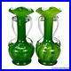 Mid_Century_Atomic_Sculpted_Spiraled_Green_Art_Glass_Vases_A_Pair_01_bd