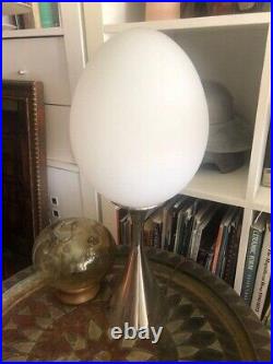 Mid-Century Atomic egg Table Lamp by Bill Curry for Laurel lamp manufacturing
