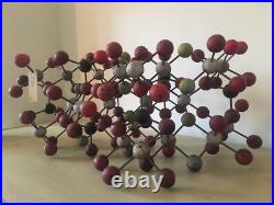 Mid Century CSL Cambridge Molecular Timber Atom Teaching Model