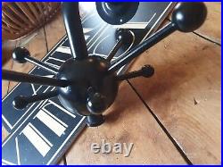 Mid Century Cap Rack Sputnik Atomic Coat Hook Black Osvaldo Borsani Space Age