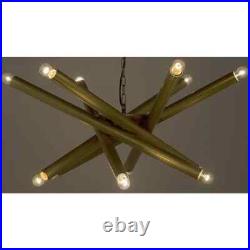 Mid Century Design Atomic Sphere Chandelier Light Fixture Antiqued Décor Lights