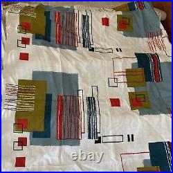 Mid Century Futuristic 1950's ATOMIC Space Age Vintage Fabric For Riverdale