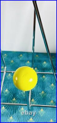 Mid Century Modern 1960s Eames Style Atomic Colourful Sputnik Magazine Rack