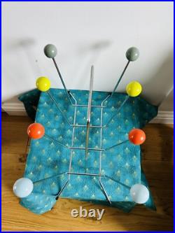 Mid Century Modern 1960s Eames Style Atomic Colourful Sputnik Magazine Rack