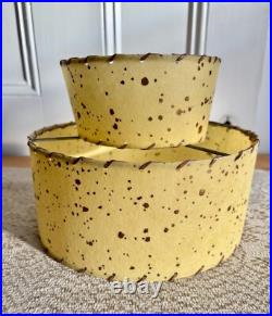 Mid Century Modern Atomic 2 Tier Fiberglass Lamp Shade. Excellent Mid Century Modern Atomic 2 Tier Fiberglass Lamp Shade. Excellent