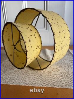 Mid Century Modern Atomic 2 Tier Fiberglass Lamp Shade. Excellent Mid Century Modern Atomic 2 Tier Fiberglass Lamp Shade. Excellent