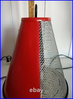 Mid Century Modern Atomic Electrohome HR 11 1200 Watt Radiant Electric Heater