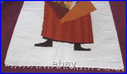 Mid Century Modern Atomic Ranch EVELYN ACKERMAN ERA TAPESTRY 29.5 X 40.5 BSMT