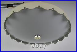 Mid Century Modern Atomic Spaceship Lamp Metal Ceiling LIGHT Fixture 14.5