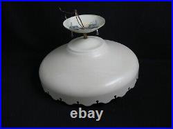 Mid Century Modern Atomic Spaceship Lamp Metal Ceiling LIGHT Fixture 14.5