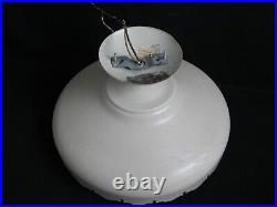 Mid Century Modern Atomic Spaceship Lamp Metal Ceiling LIGHT Fixture 14.5