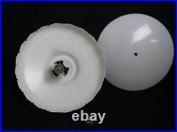 Mid Century Modern Atomic Spaceship Lamp Metal Ceiling LIGHT Fixture 14.5