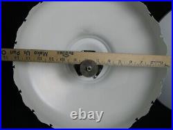 Mid Century Modern Atomic Spaceship Lamp Metal Ceiling LIGHT Fixture 14.5