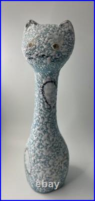 Mid Century Modern MCM Atomic Jeweled Eye Cats Salt & Pepper Shaker Set