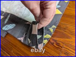 Mid Century Modern Pastel Bird Birdcage Abstract Atomic Curtain Fabric Barkcloth Mid Century Modern Pastel Bird Birdcage Abstract Atomic Curtain Fabric Barkcloth