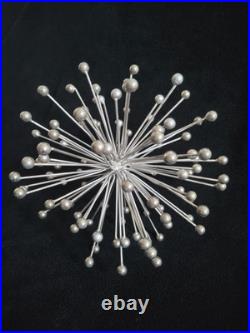 Mid Century Modern Starburst Table Sculpture Atomic Art Sputnik 8 Burst MCM Vtg