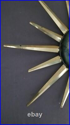 Mid Century Modern United Atomic Starburst Clock 25 Works Mid Century Modern United Atomic Starburst Clock 25 Works