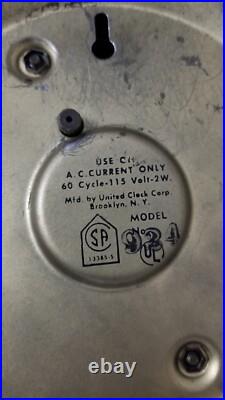 Mid Century Modern United Atomic Starburst Clock 25 Works Mid Century Modern United Atomic Starburst Clock 25 Works