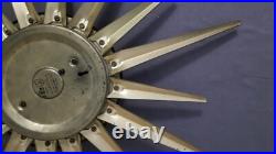Mid Century Modern United Atomic Starburst Clock 25 Works Mid Century Modern United Atomic Starburst Clock 25 Works