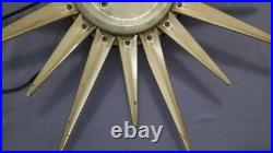 Mid Century Modern United Atomic Starburst Clock 25 Works Mid Century Modern United Atomic Starburst Clock 25 Works