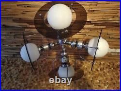 Mid Century Modern space age sputnik chandelier