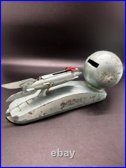 Mid Century Rocket to the Moon Bank, Strato Bank, XU 232, Atomic, 1950s Mid Century Rocket to the Moon Bank, Strato Bank, XU 232, Atomic, 1950s