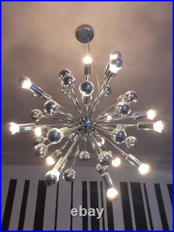 Mid Century Style Atomic Sputnik Ceiling Light With OSRAM LED Bulbs REDUCED