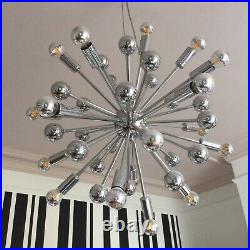 Mid Century Style Atomic Sputnik Ceiling Light With OSRAM LED Bulbs REDUCED