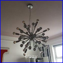 Mid Century Style Atomic Sputnik Ceiling Light With OSRAM LED Bulbs REDUCED