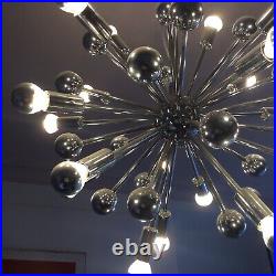 Mid Century Style Atomic Sputnik Ceiling Light With OSRAM LED Bulbs REDUCED