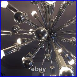 Mid Century Style Atomic Sputnik Ceiling Light With OSRAM LED Bulbs REDUCED