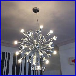 Mid Century Style Atomic Sputnik Ceiling Light With OSRAM LED Bulbs REDUCED