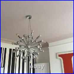 Mid Century Style Atomic Sputnik Ceiling Light With OSRAM LED Bulbs REDUCED