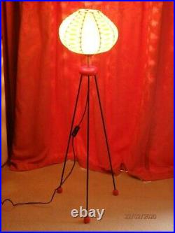 Mid Century Vintage Atomic Floor Lamp Sputnik 1950`s Lighting Lights Rockabilly