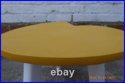 Mid century side tables vintage kidney tables bedside tables pair 1960s atomic