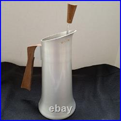 Miro Medallion atomic aluminum pitcher mcm modernist Miro Medallion atomic aluminum pitcher mcm modernist