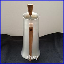 Miro Medallion atomic aluminum pitcher mcm modernist Miro Medallion atomic aluminum pitcher mcm modernist