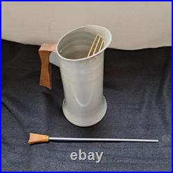 Miro Medallion atomic aluminum pitcher mcm modernist Miro Medallion atomic aluminum pitcher mcm modernist