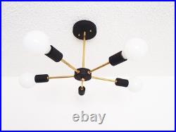 Modern Sputnik Ceiling Light 5 Arm Atomic Mid Century Living Room
