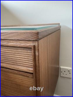 Pair Of Mid Century Modern Bedside Tables On Atomic Style Legs Pair Of Mid Century Modern Bedside Tables On Atomic Style Legs