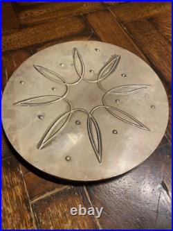 Pair TOWLE Sterling Silver TRIVETS Space Atomic Age Mid Century Modern decor