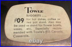Pair TOWLE Sterling Silver TRIVETS Space Atomic Age Mid Century Modern decor