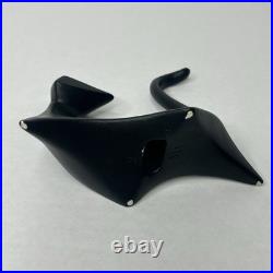 Pair of Mid Century Modern Cubist Atomic Black Ceramic Cat Figurines 1978 Manx Pair of Mid Century Modern Cubist Atomic Black Ceramic Cat Figurines 1978 Manx