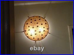RARE MID CENTURY RETRO SCONCE CEILING LAMP ERCO LEUCHTEN ATOMIC BAKELITE 50s 60s
